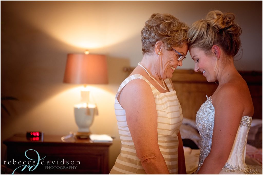 grandma spending time with bride