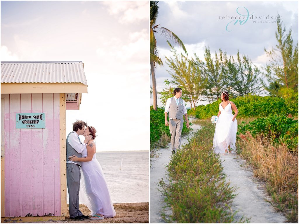pink caribbean hut for wedding