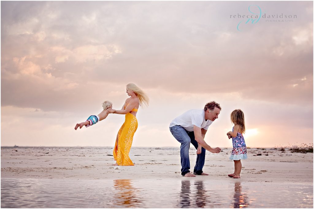 family photo session in cayman islands