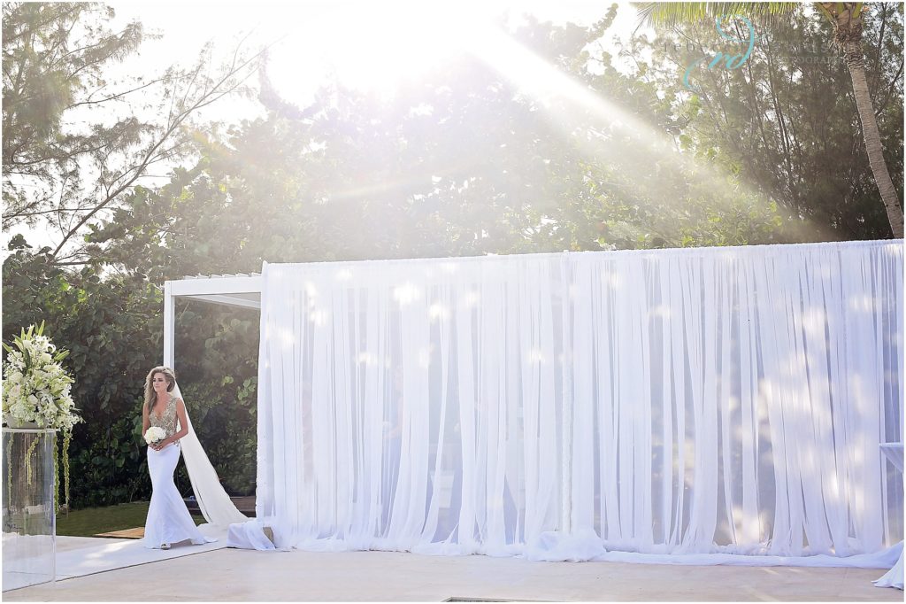 beautiful light all white wedding