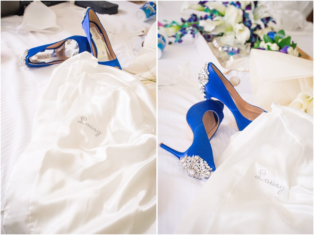 shoes blue for wedding