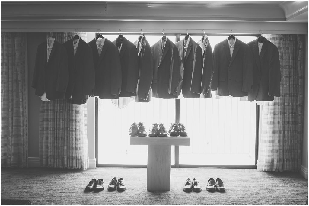Jos. A Bank suits for the groomsmen