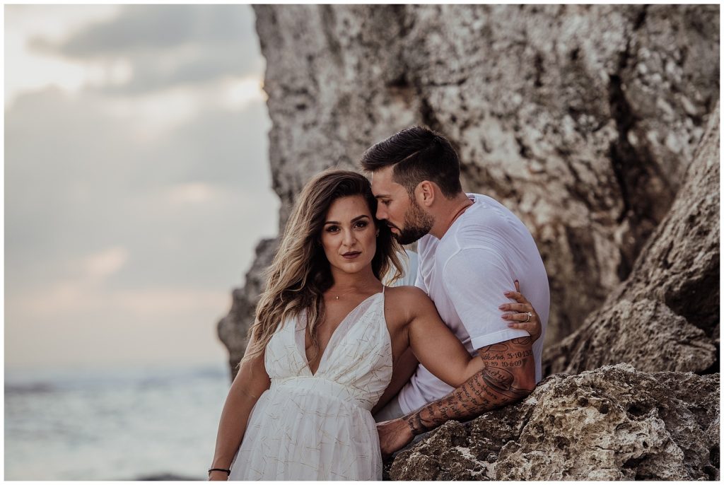 couple on rocks