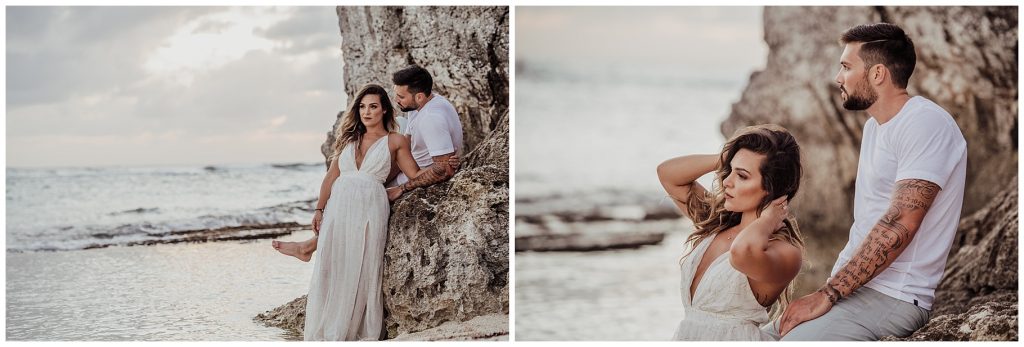 rocks and engagement session cayman