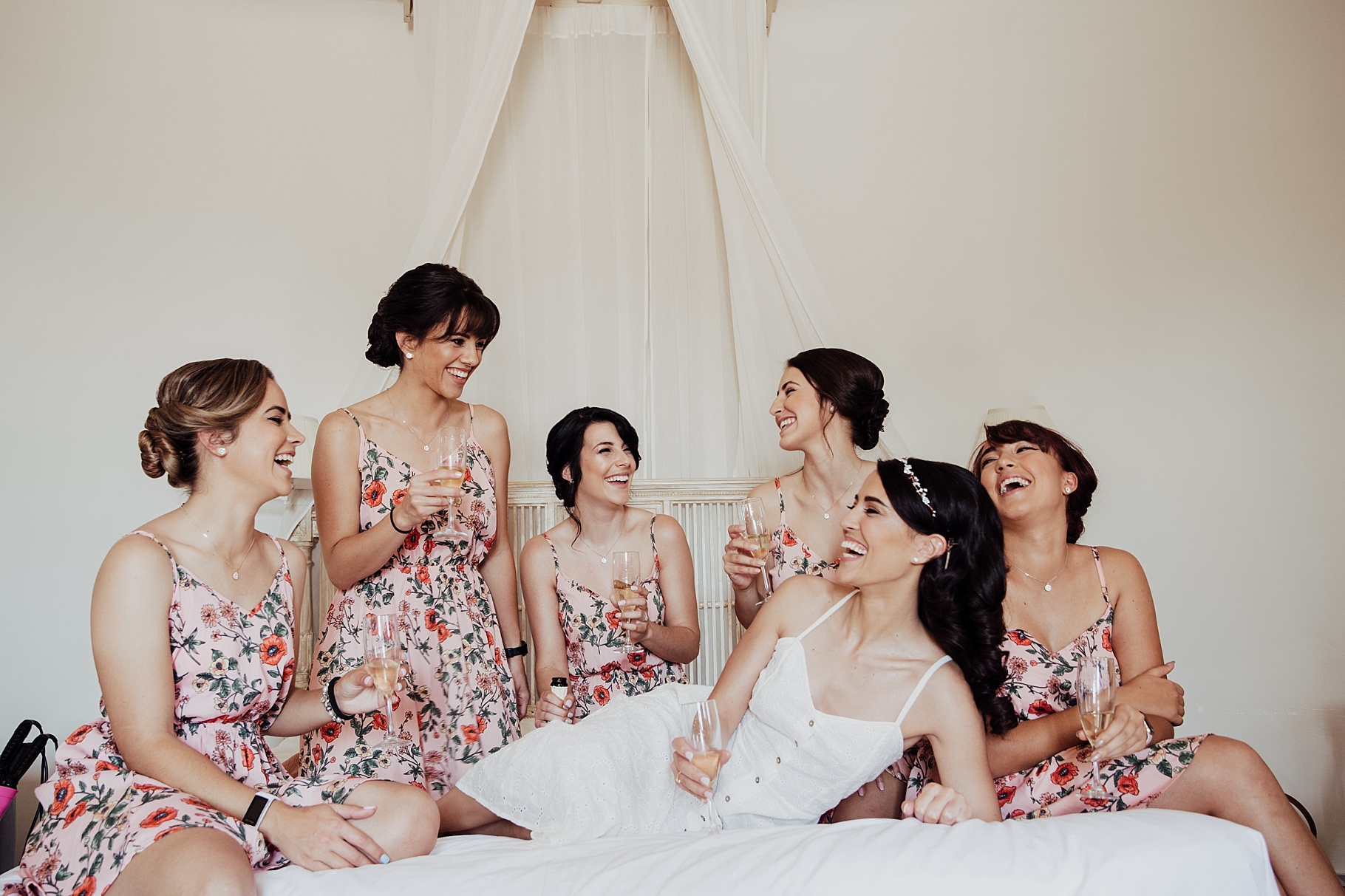 malaga wedding bridesmaids matching pjs