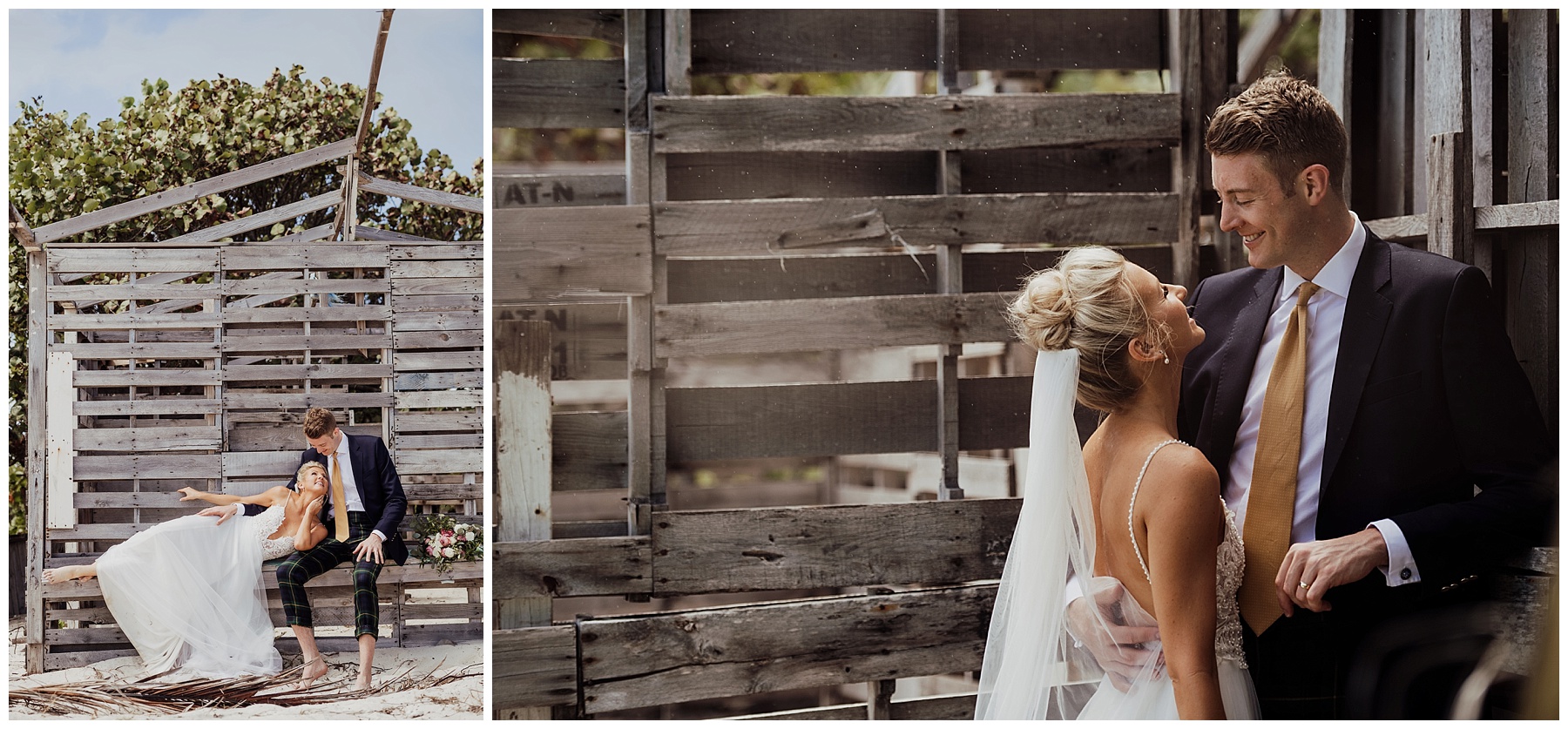 beach shack wedding