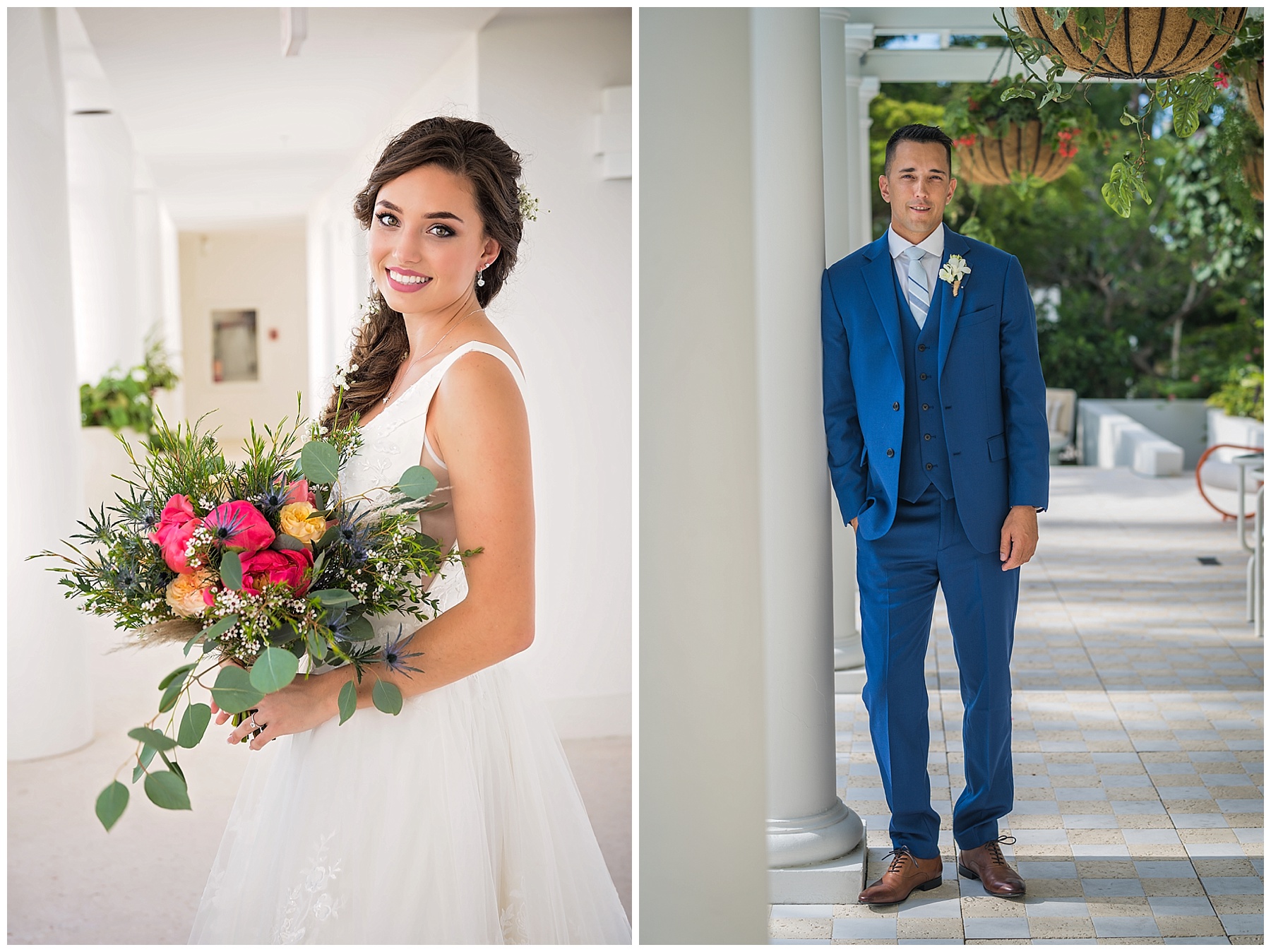 first look bride and groom grand cayman beach suites