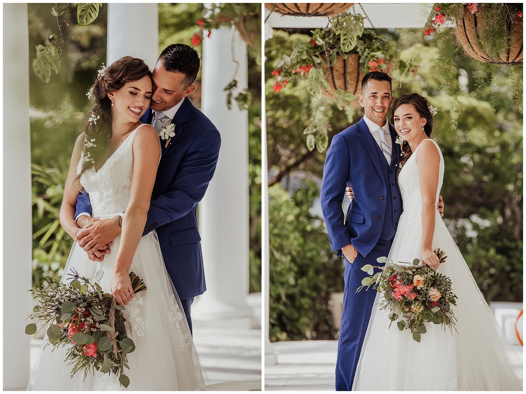 first look bride and groom grand cayman beach suites