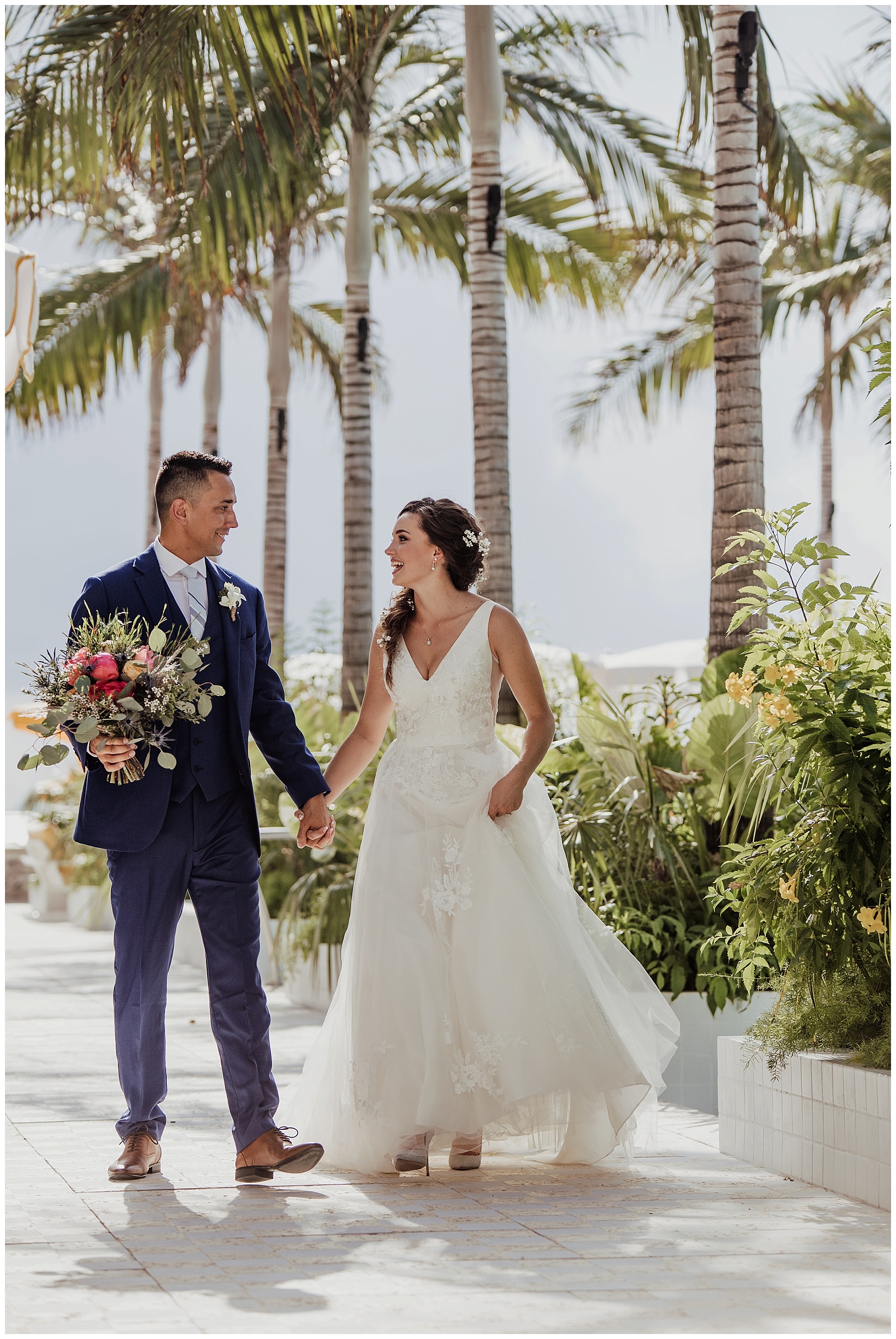 first look bride and groom grand cayman beach suites