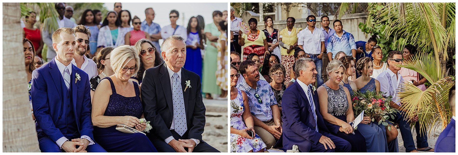 groom in navy blue suits waits for bride