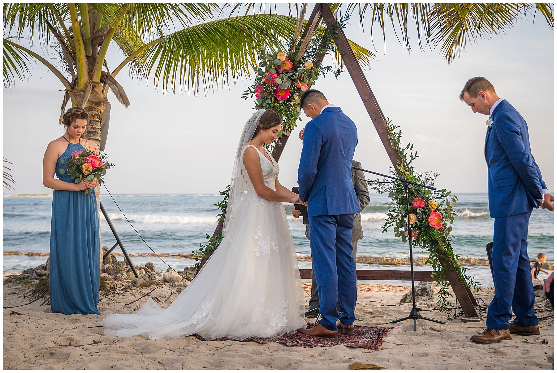 davids bridal outfit groom in navy blue