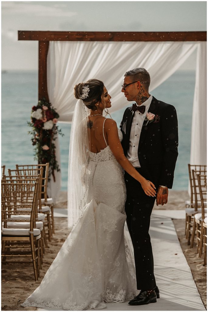 burberry suit boho wedding cayman islands
