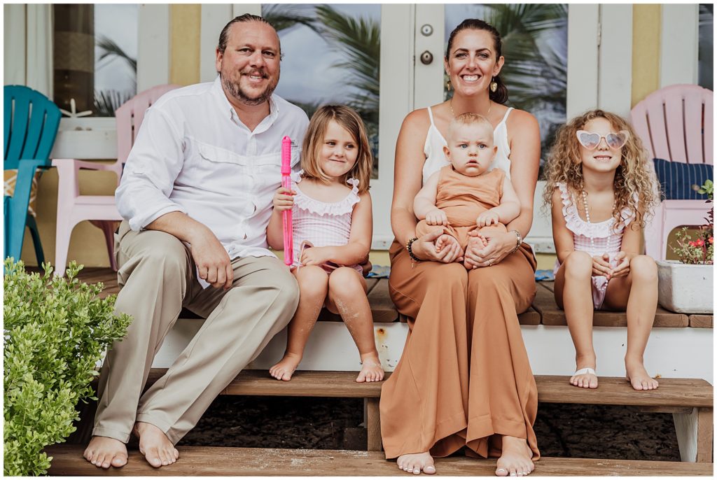 boho family beach session