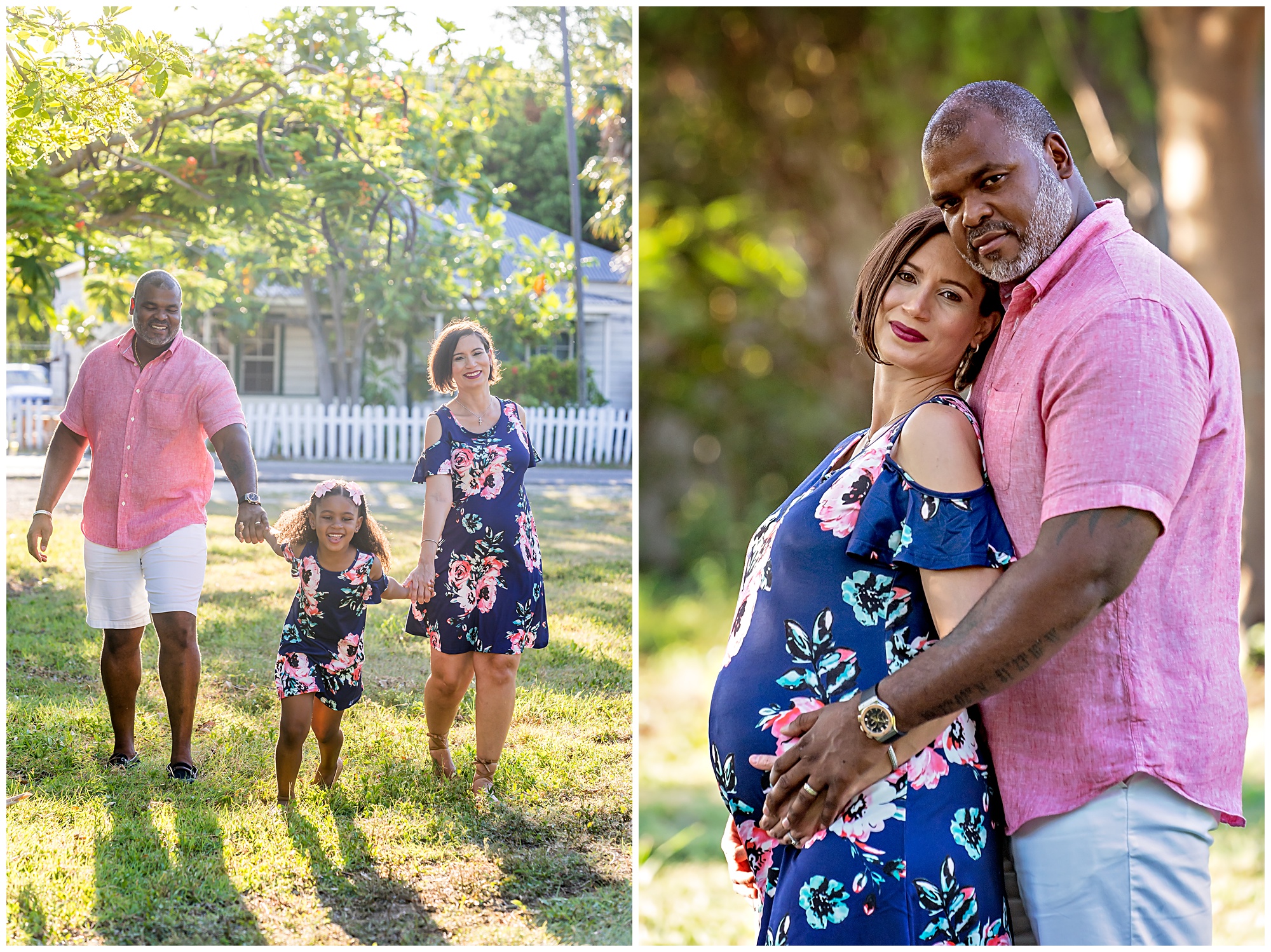 maternity session always needs to include some fun family shots