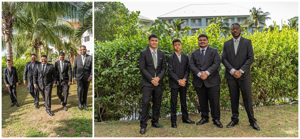 groom and groomsmen