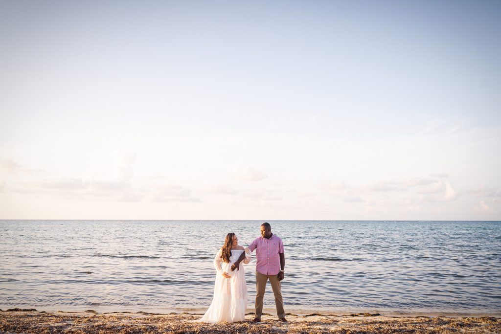 maternity beach session