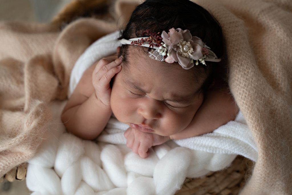 sleepy newborn session