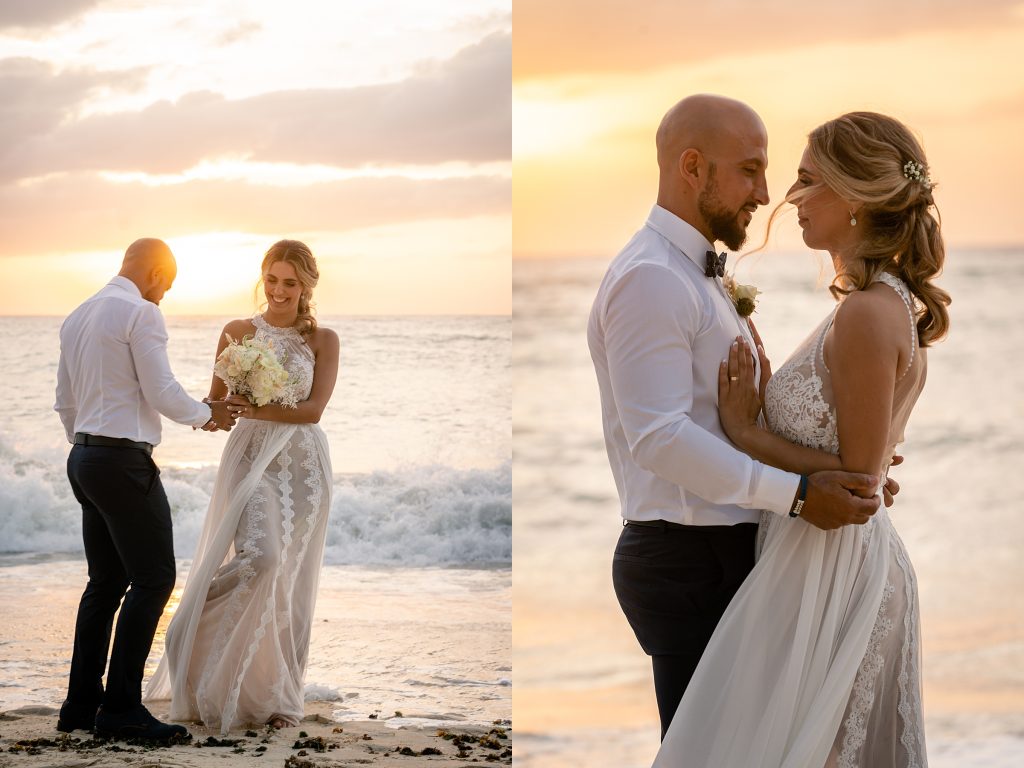 Seven Mile Beach Wedding rebecca davidson