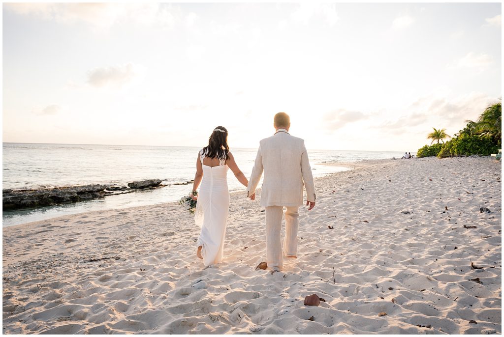 cayman islands wedding surfers beach