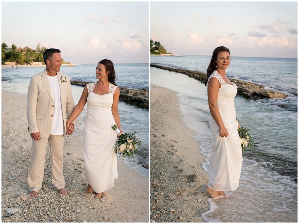 cayman islands wedding surfers beach