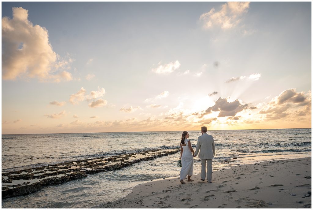 cayman islands wedding surfers beach