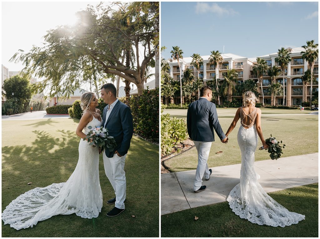 surfers beach wedding