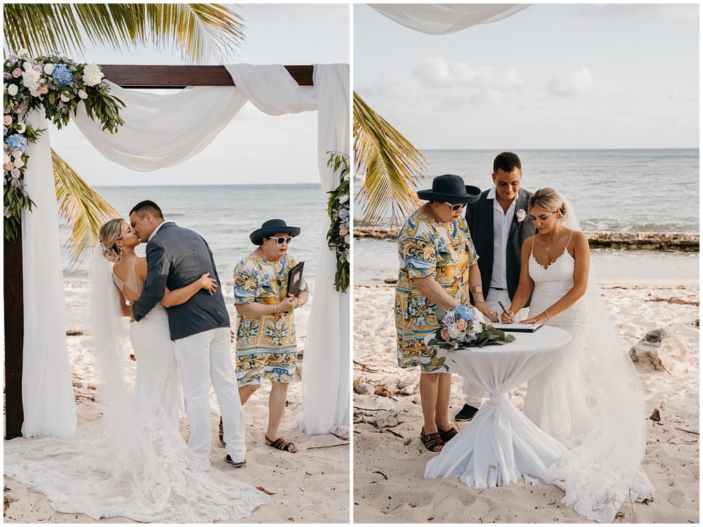 surfers beach wedding