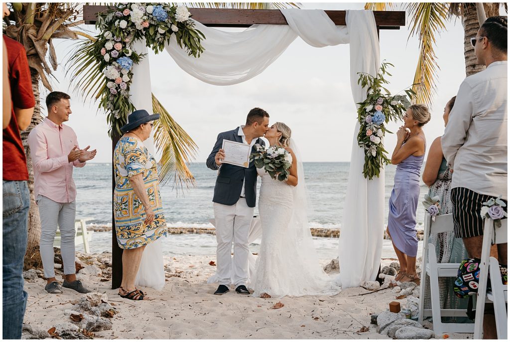 surfers beach wedding