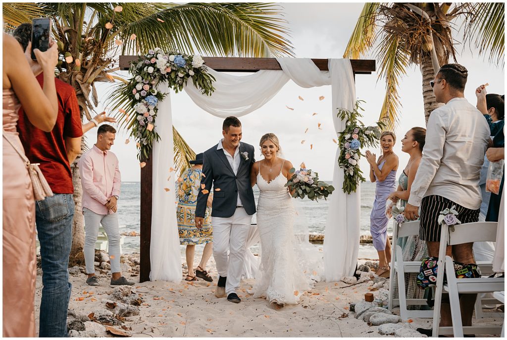 surfers beach wedding