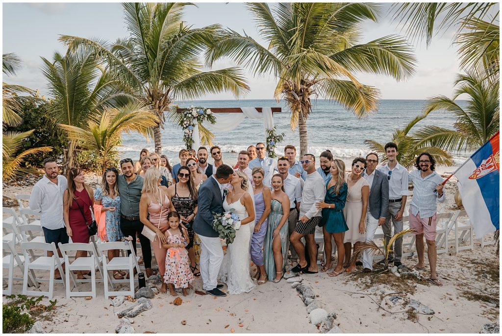 surfers beach wedding