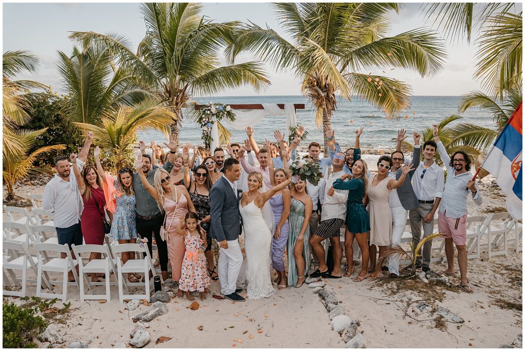 surfers beach wedding