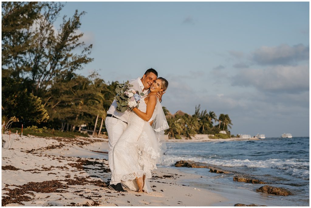 surfers beach wedding