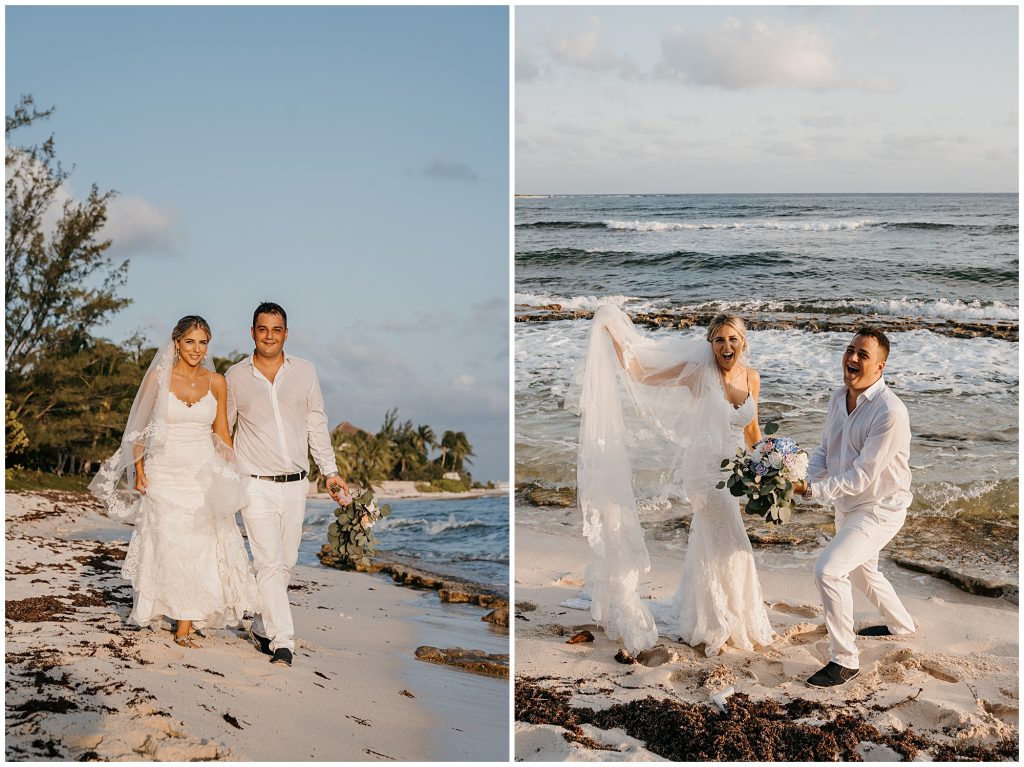 surfers beach wedding