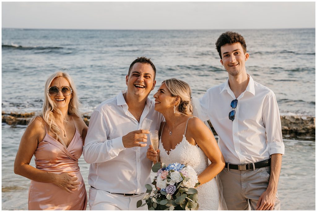 surfers beach wedding