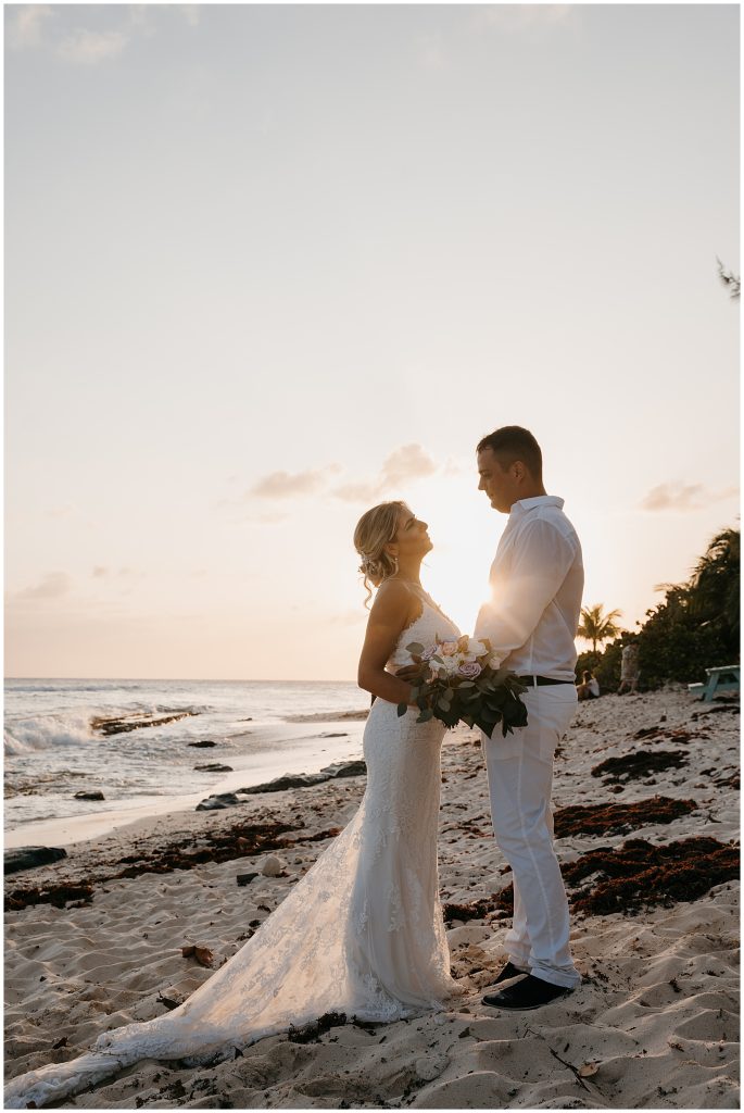 surfers beach wedding