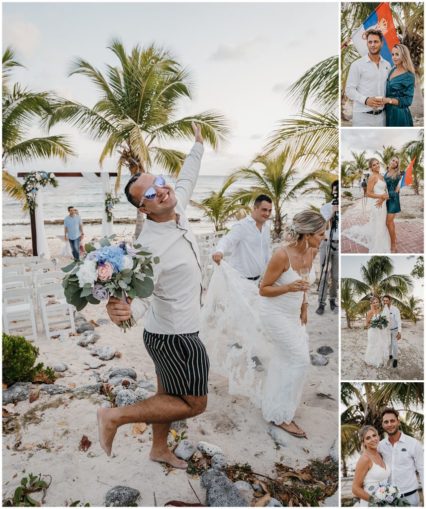 surfers beach wedding