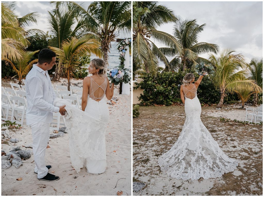 surfers beach wedding