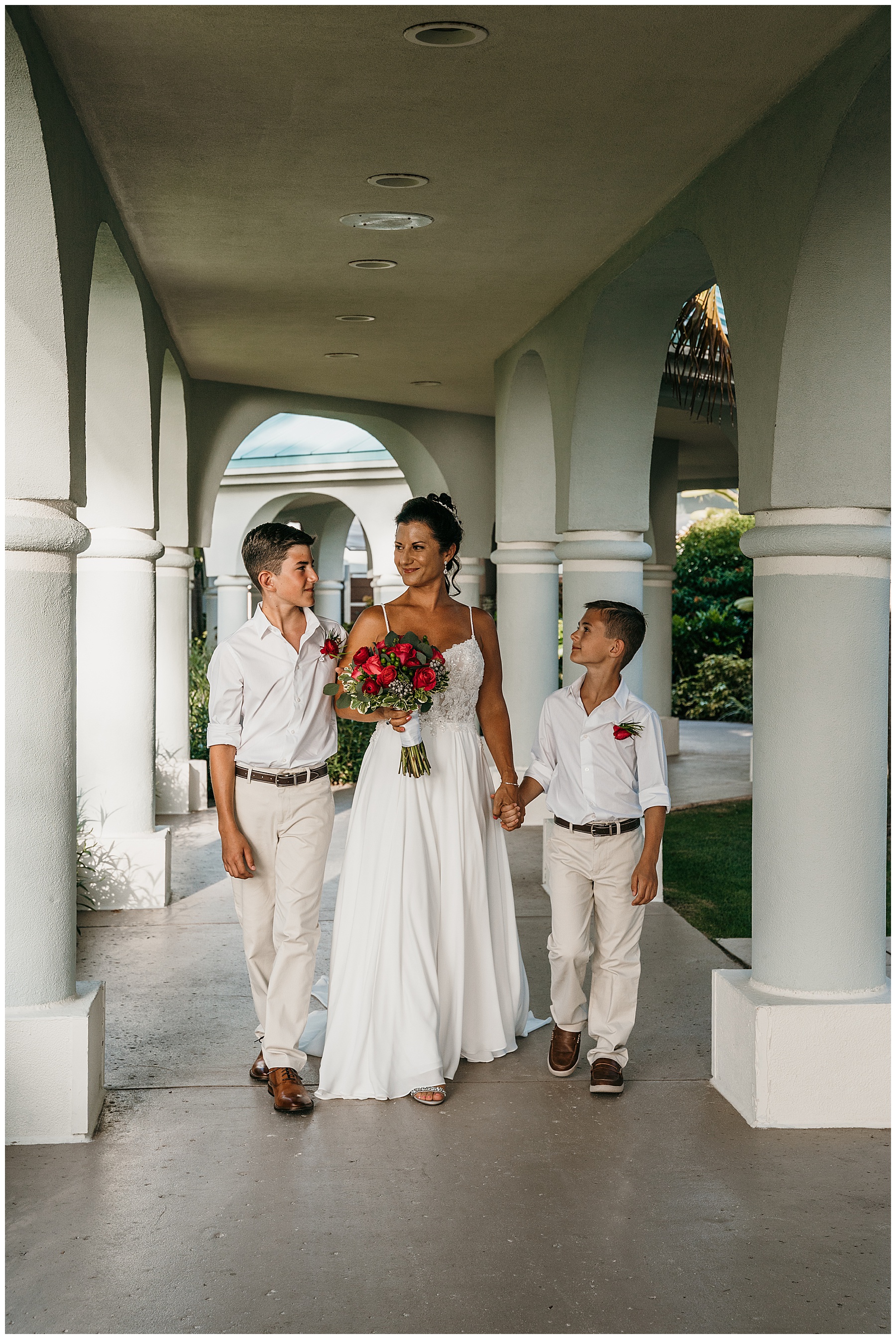 westin beach wedding reception