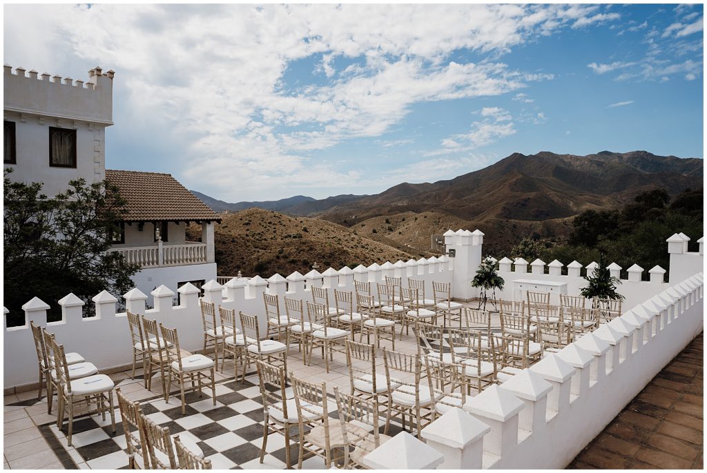 fort ingles wedding venue in the costa del sol rebecca davidson photography