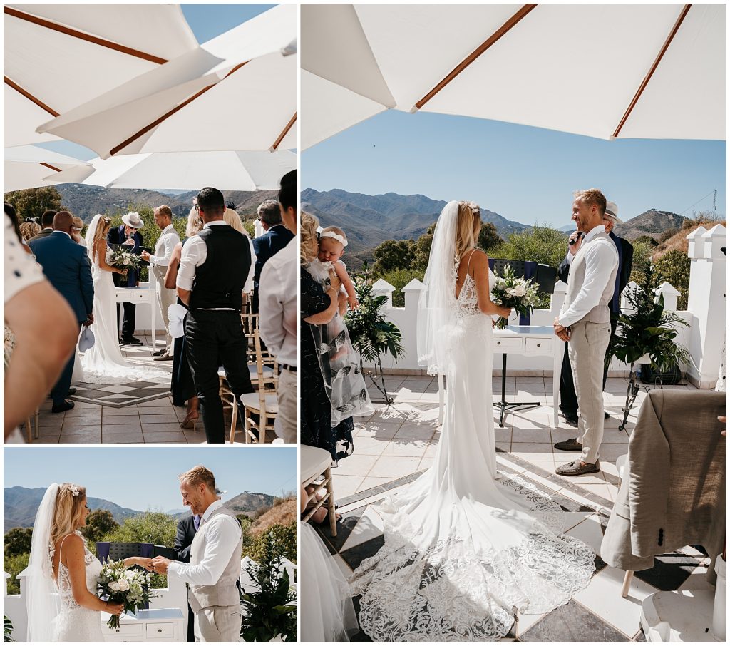 fort ingles wedding venue in the costa del sol rebecca davidson photography