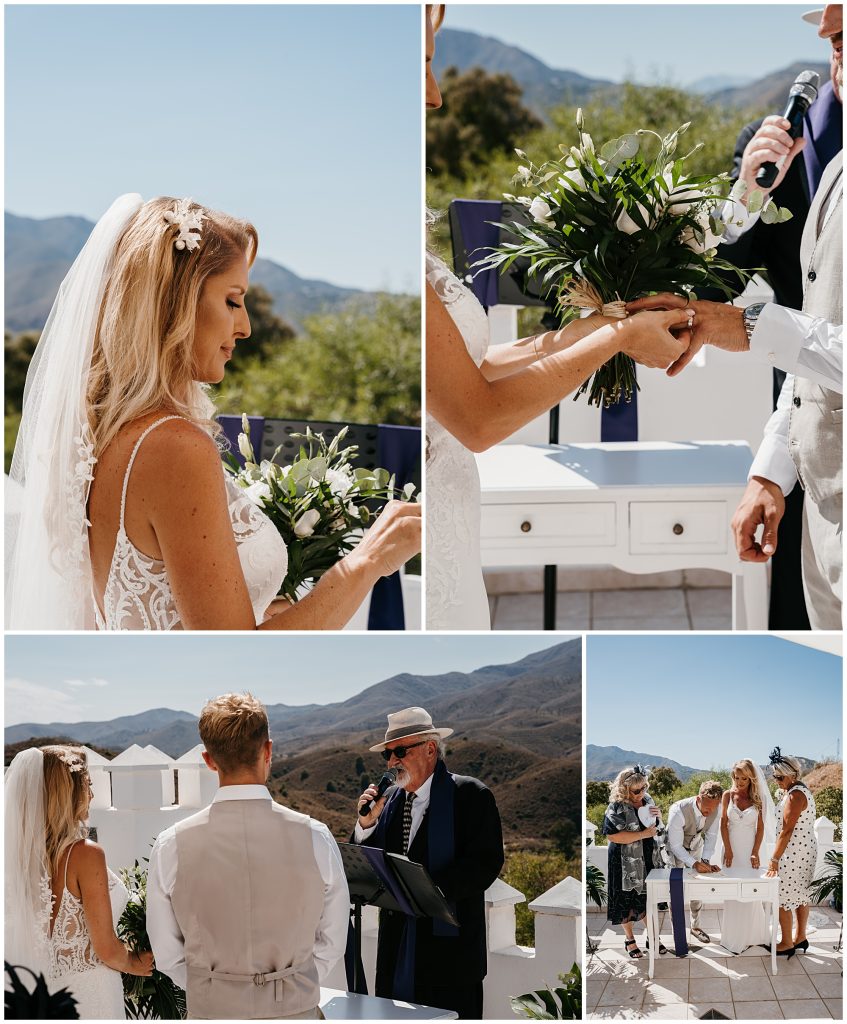 fort ingles wedding venue in the costa del sol rebecca davidson photography