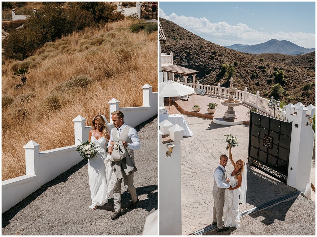 fort ingles wedding venue in the costa del sol rebecca davidson photography