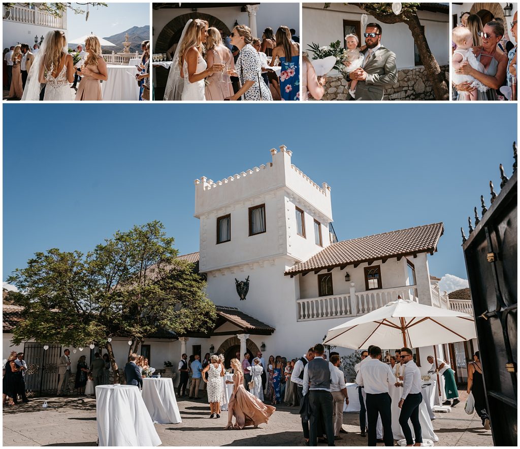 fort ingles wedding venue in the costa del sol rebecca davidson photography