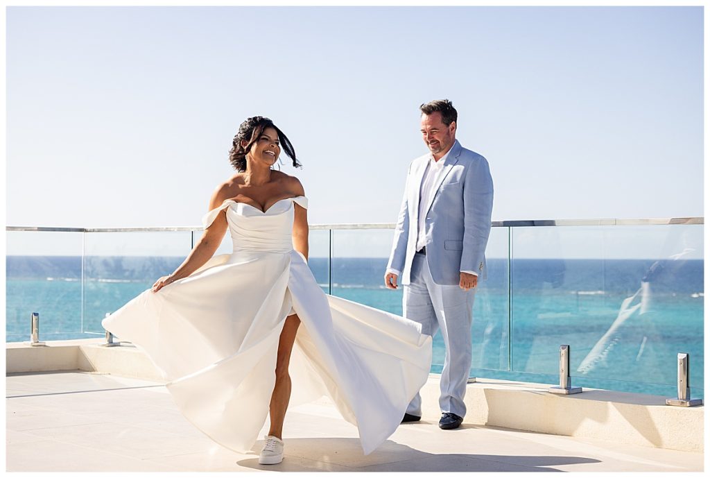 Rum Point Wedding of Dallas and Katherine in Grand Cayman