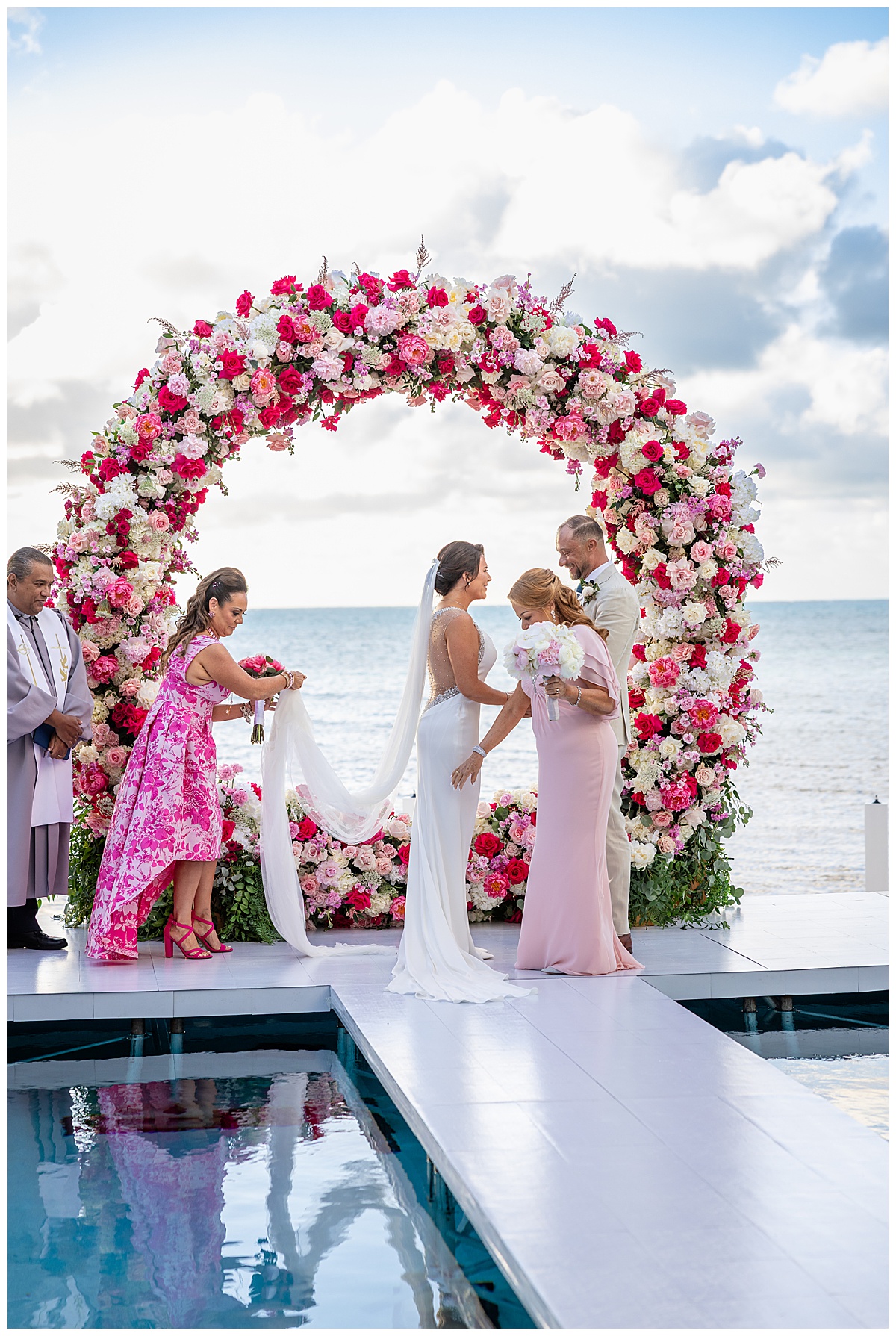 Sun Salutations Rum Point | The Love Story of Kristin and Alex