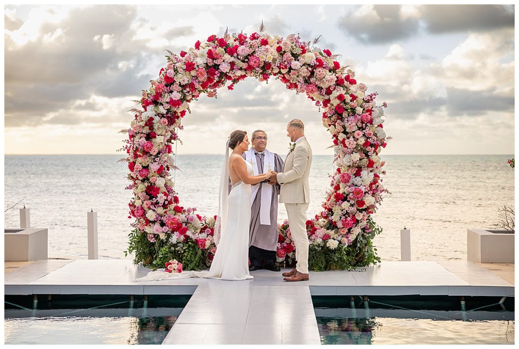 Sun Salutations Rum Point | The Love Story of Kristin and Alex