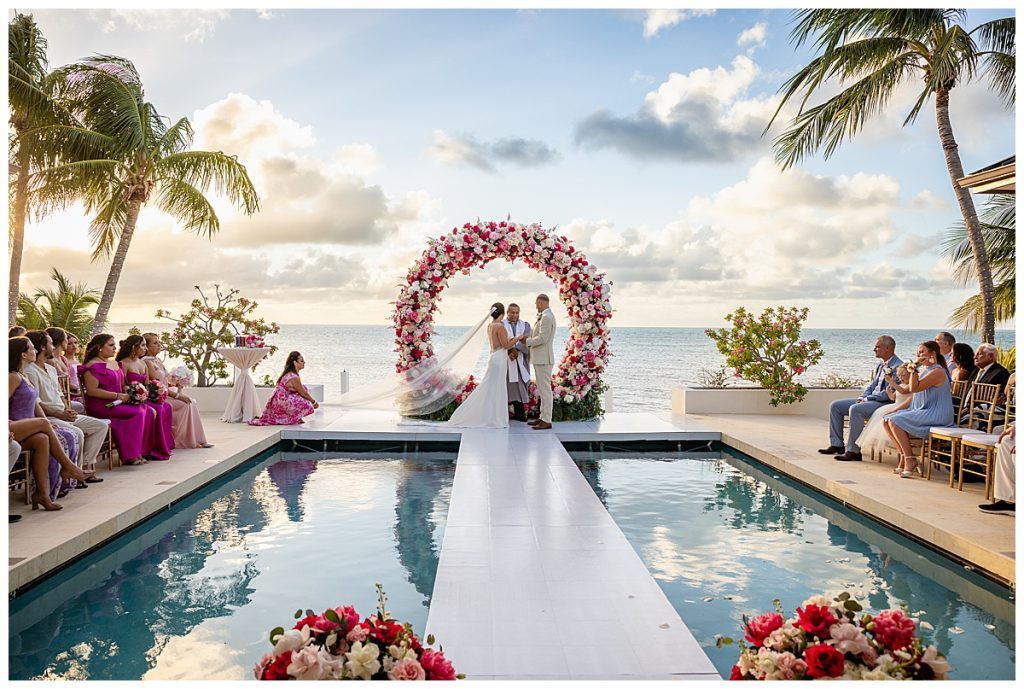 Sun Salutations Rum Point | The Love Story of Kristin and Alex