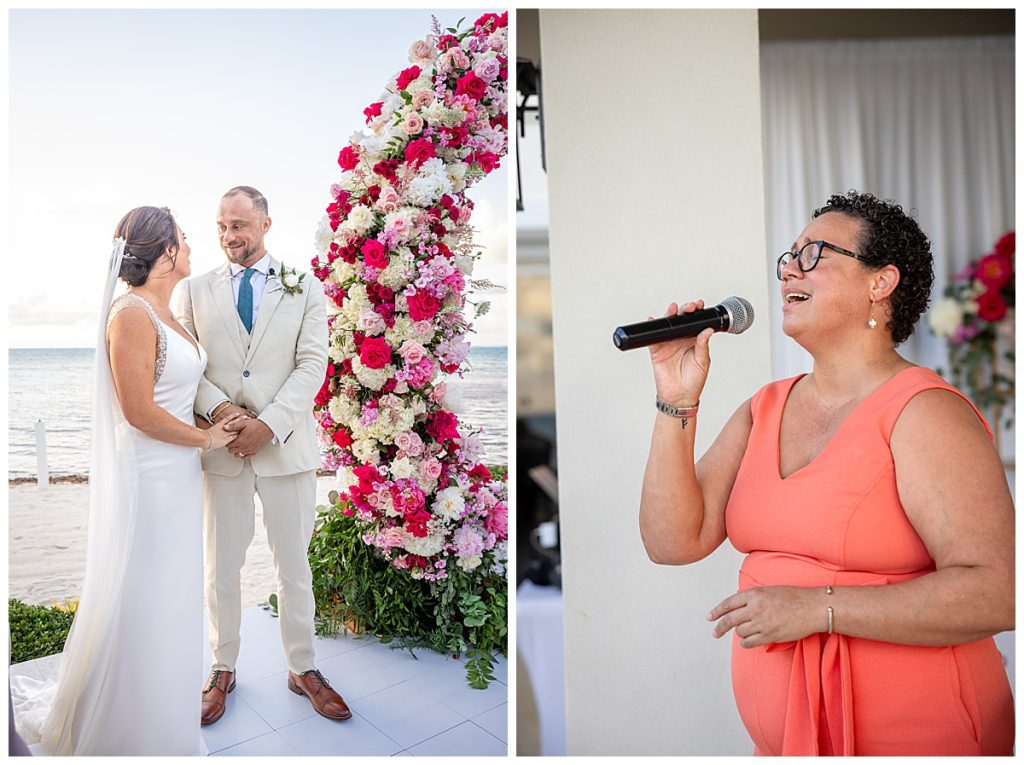 Sun Salutations Rum Point | The Love Story of Kristin and Alex