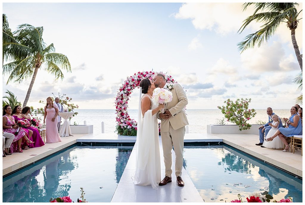 Sun Salutations Rum Point | The Love Story of Kristin and Alex